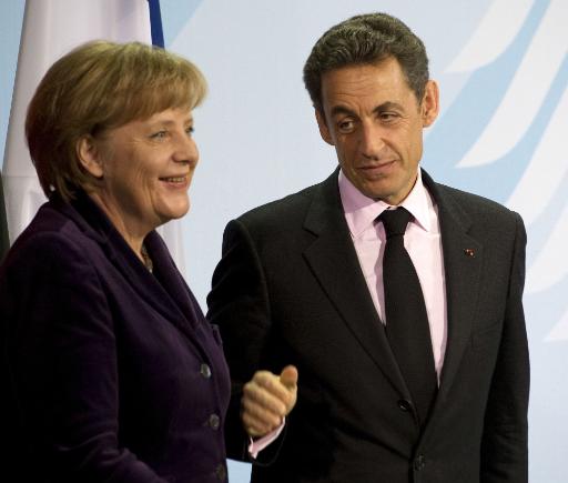 Angela Merkel und Nicolas Sarkozy