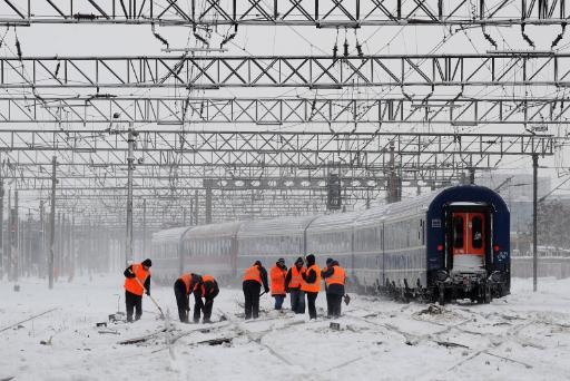 Wetter stürzt Balkan ins Verkehrschaos: Nordbahnhof von Bukarest