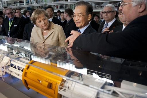 Angela Merkel und Wen Jiabao