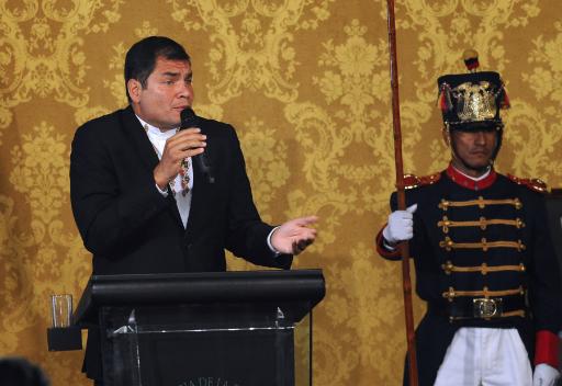 Der ecuadorianische Staatspräsident Rafael Correa