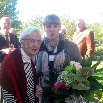 Margret Doepgen mit Ministerin Isabelle Weykmans