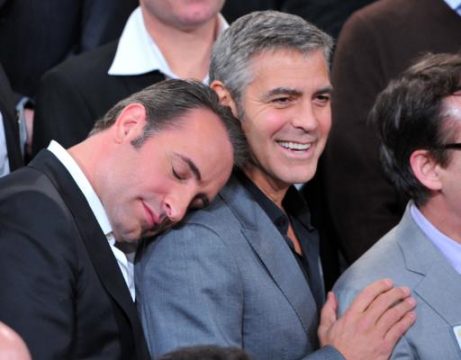 Jean Dujardin und George Clooney