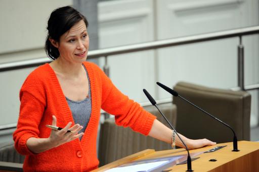 Die SP.A-Ministerin Freya Van den Bossche