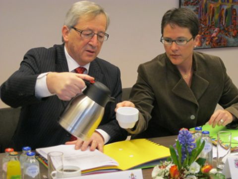 Jean-Claude Juncker als Gast der DG in St. Vith