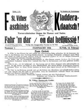 Erstausgabe der Kladderadatsch von 1926