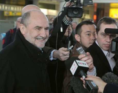 Herman Nackaerts, Chefinspektor der IAEA, bei seiner Ankunft in Wien