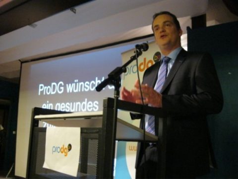 Neujahrsempfang von ProDG in Bütgenbach - ProDG-Vorsitzender Oliver Paasch