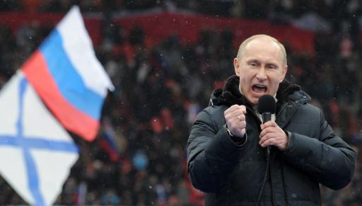 Putin-Show im Luschniki-Stadion