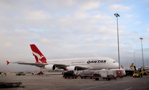 Qantas A380 Airbus in Melbourne (Archivbild)