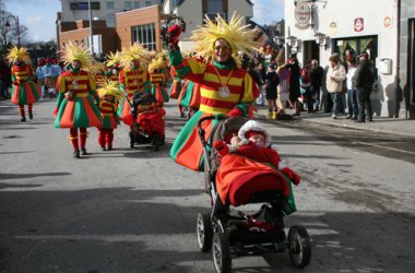 Rosenmontagszug in Eupen