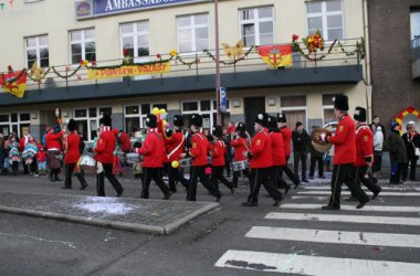 Rosenmontagszug in Eupen