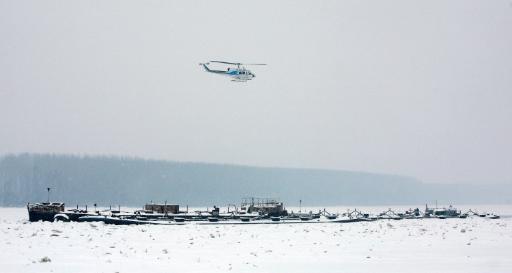 Serbien geht im Schnee unter