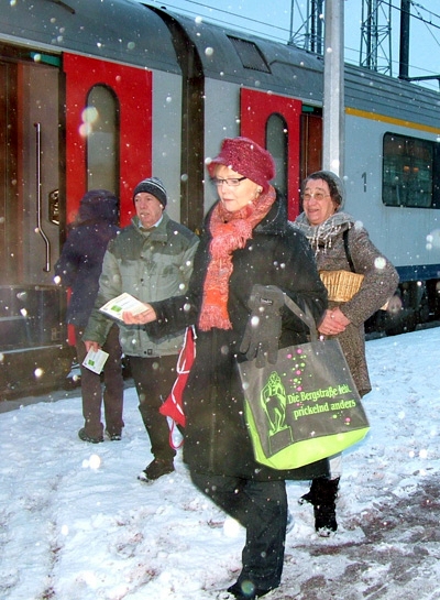 Ludwig Recker, Franziska Franzen und Margit Meyer