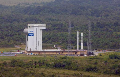 Die Vega auf dem Weltraumbahnhof Kourou