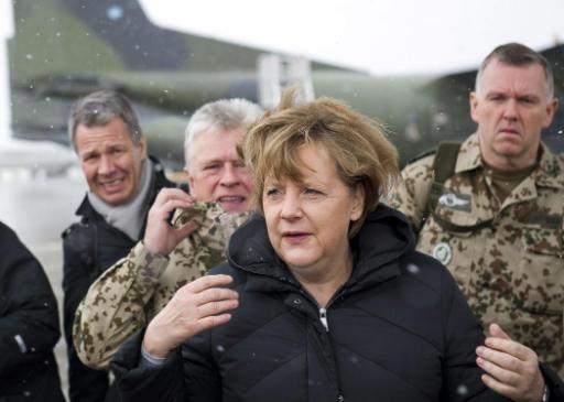 Angela Merkel in Afghanistan