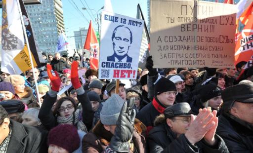 Anti-Putin-Protest in Moskau