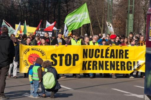 Anti-Atomkraft-Demo in Brüssel am Fukushima-Jahrestag