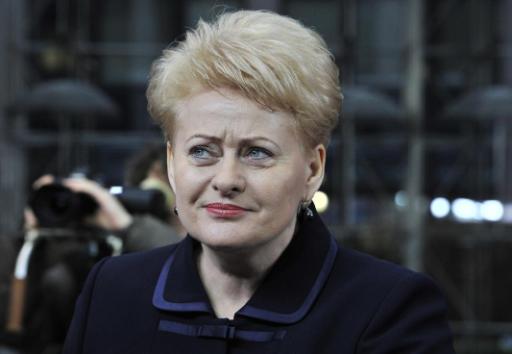Die litauische Präsidentin Dalia Grybauskaite