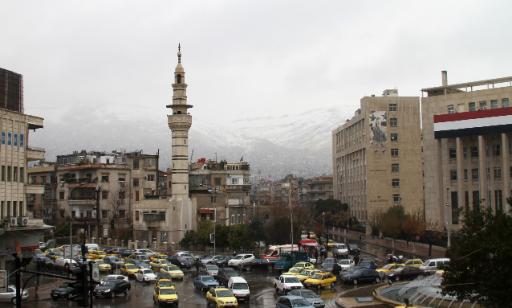 Syriens Hauptstadt Damaskus am 1. März