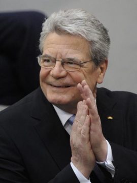 Joachim Gauck nach seiner Vereidigung