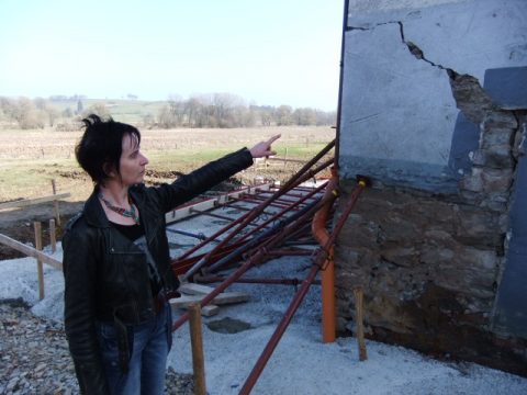 Einsturzgefahr: Josette Gengoux fühlt sich im Stich gelassen