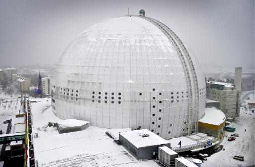 Die Globen-Arena in Stockholm