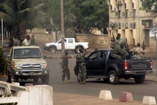 Militär in den Straßen von Bamako (Mali, 21. März)