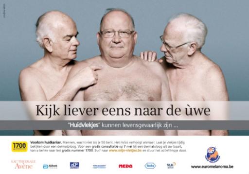 Euro Melanoma-Kampagne 2007 mit Jean-Luc Dehaene