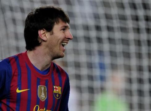 Lionel Messi, der siebenfache Torschütze gegen Leverkusen