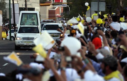 Großer Menschenandrang für den Papst in der mexikanischen Stadt León