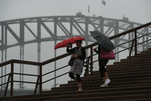 Die Stufen zum Opernhaus in Sydney