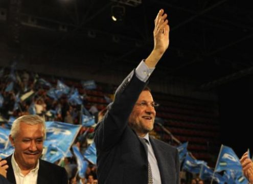 Ministerpräsident Mariano Rajoy in Sevilla
