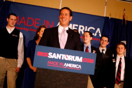 Der erzkonservative Ex-Senator Rick Santorum in Lafayette, Louisiana