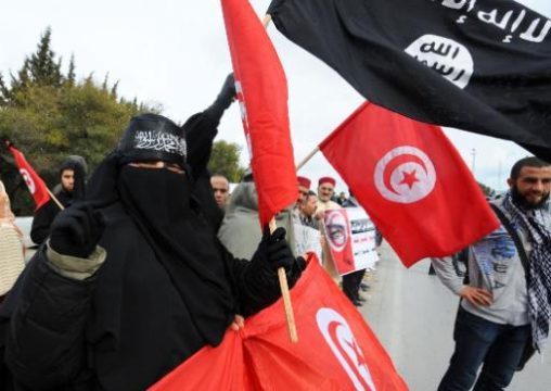Demonstration von Salafisten in Tunis (9. März)