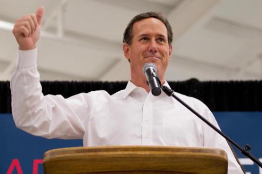 Ex-Senator Rick Santorum in Springfield, Missouri