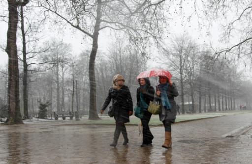 5. März: Schnee in Brüssel