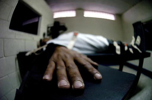 Nachstellung der Vollstreckung der Todesstrafe durch Giftspritze in Guatemala-Stadt