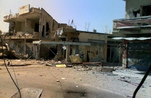 Zerstörte Häuser in Syrien