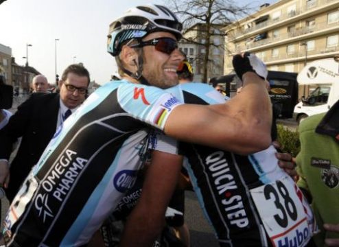 Tom Boonen gewinnt Rennen in Harelbeke