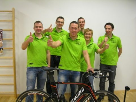 Beim' Race Of America' wird Olivier Dupuis von seinem Helferteam unterstützt