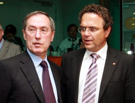 Frankreichs Innenminister Claude Guéant mit seinem deutschen Amtskollegen Hans-Peter Friedrich