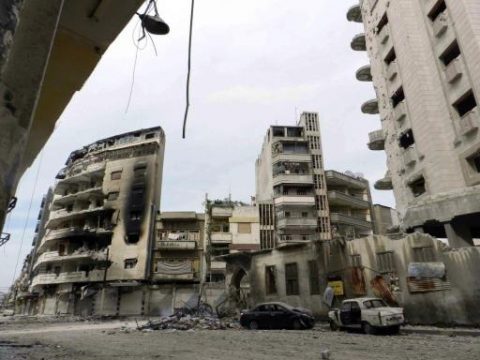 Homs, Syrien, 14. April 2012
