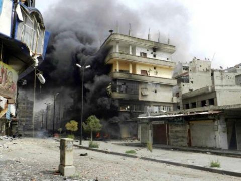 Immer noch keine Waffenruhe in Syrien - hier in Homs