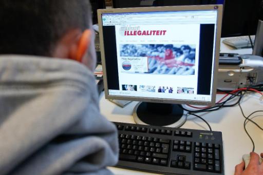 Die Webseite des Vlaams Belang zur Meldung Illegaler
