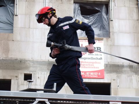 Übung für Feuerwehrkadetten aus St. Vith und Kelmis