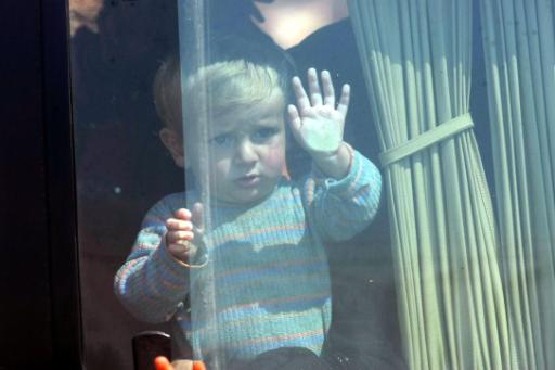 Syrisches Kind in einem Flüchtlingscamp in Kilis