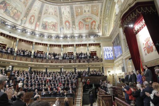 Im Parlament in Madrid