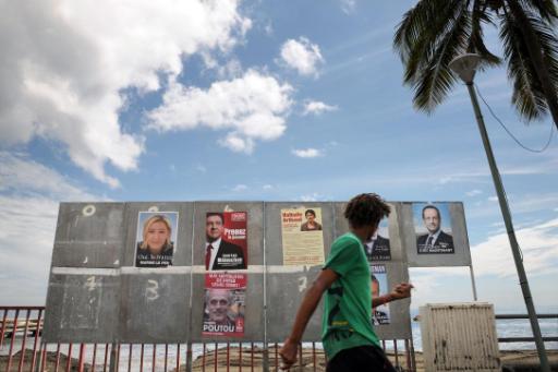 Wahlwerbung in Bellefontaine auf Martinique