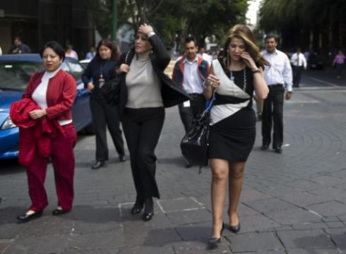 Panik auch in den Straßen von Mexiko-Stadt