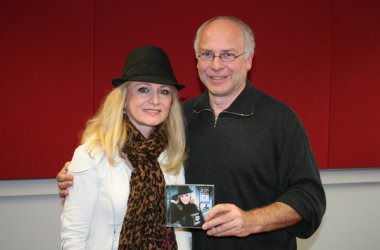 Nicole mit BRF-Moderator Horst Senker